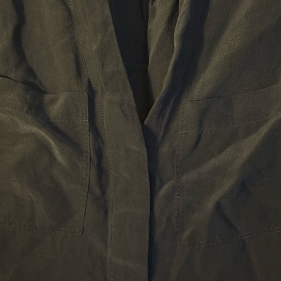 Banana Republic Black Mandarin Collar Blouse - Picture 4 of 6